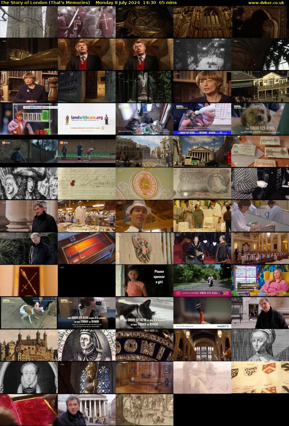 The Story of London (That's Memories) Monday 8 July 2024 14:30 - 15:35