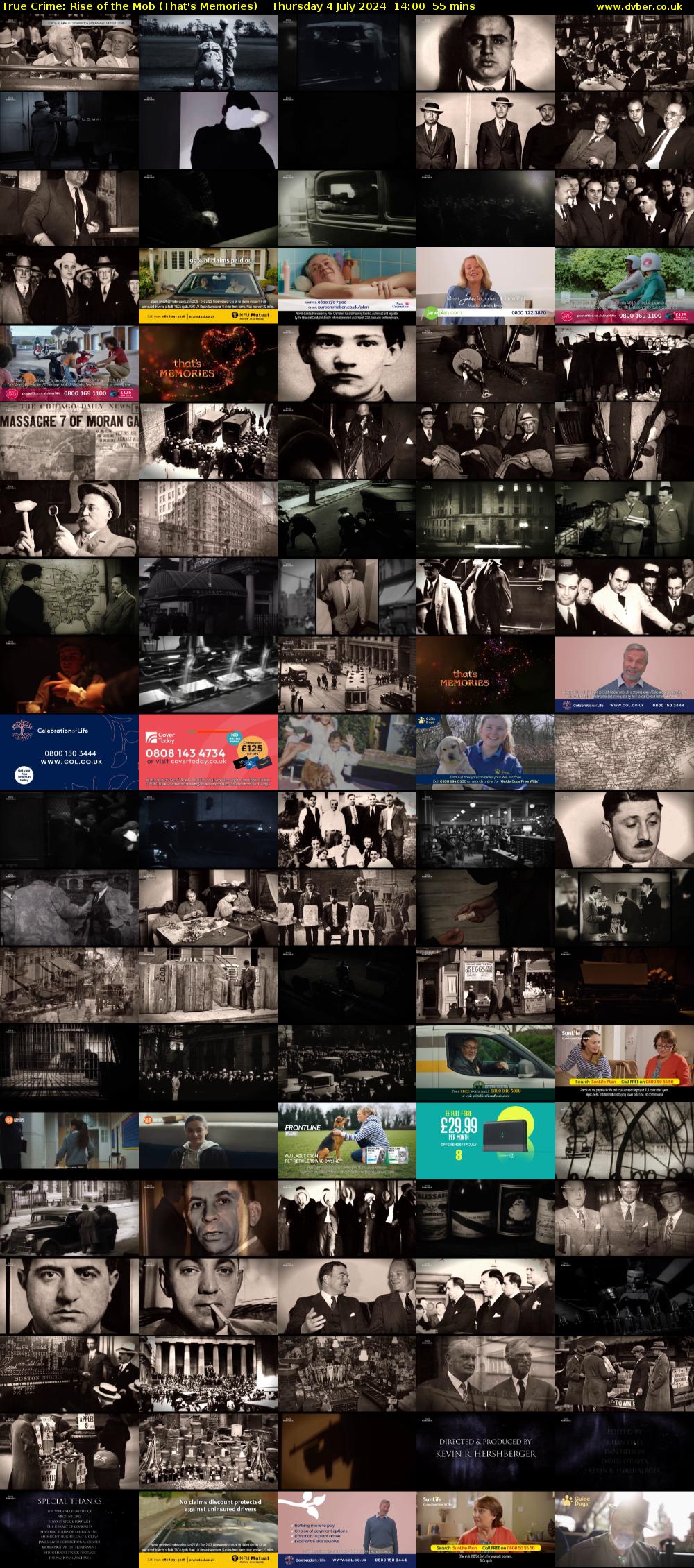 True Crime: Rise of the Mob (That's Memories) Thursday 4 July 2024 14:00 - 14:55