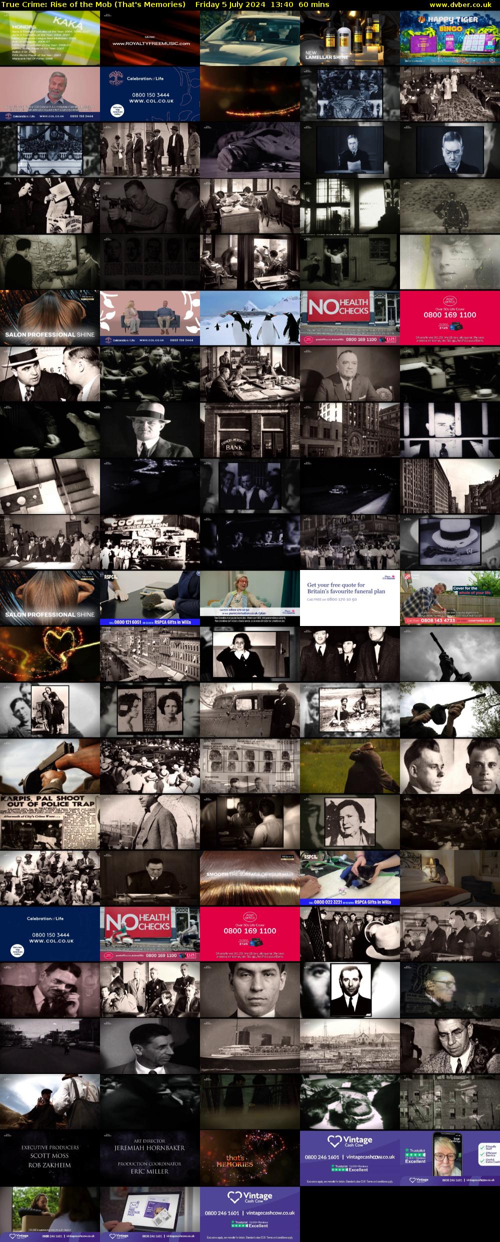 True Crime: Rise of the Mob (That's Memories) Friday 5 July 2024 13:40 - 14:40