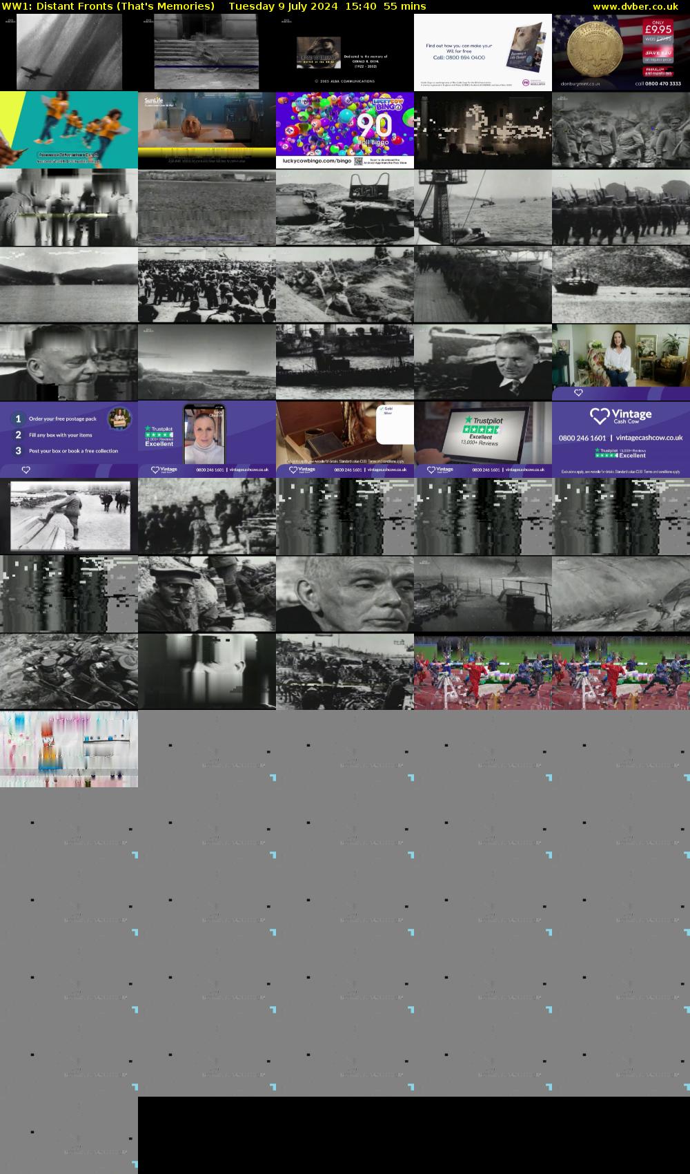 WW1: Distant Fronts (That's Memories) Tuesday 9 July 2024 15:40 - 16:35