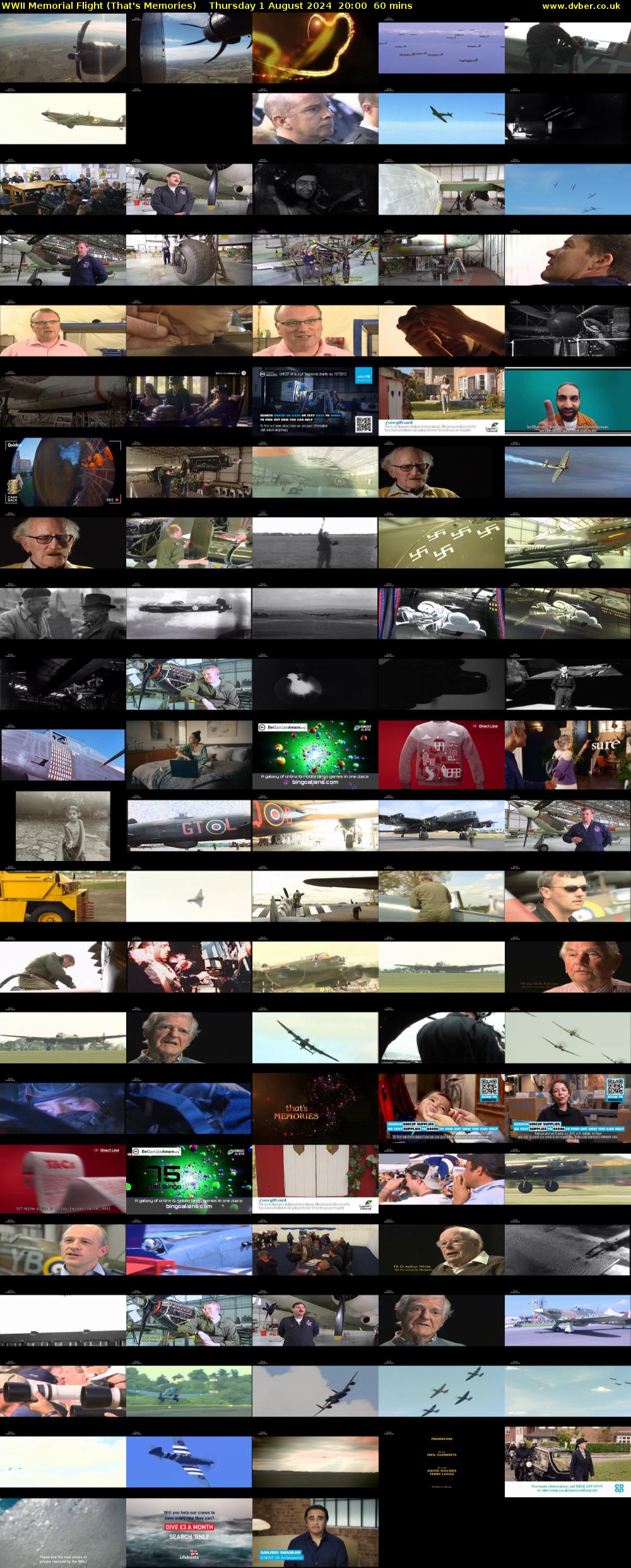 WWII Memorial Flight (That's Memories) Thursday 1 August 2024 20:00 - 21:00
