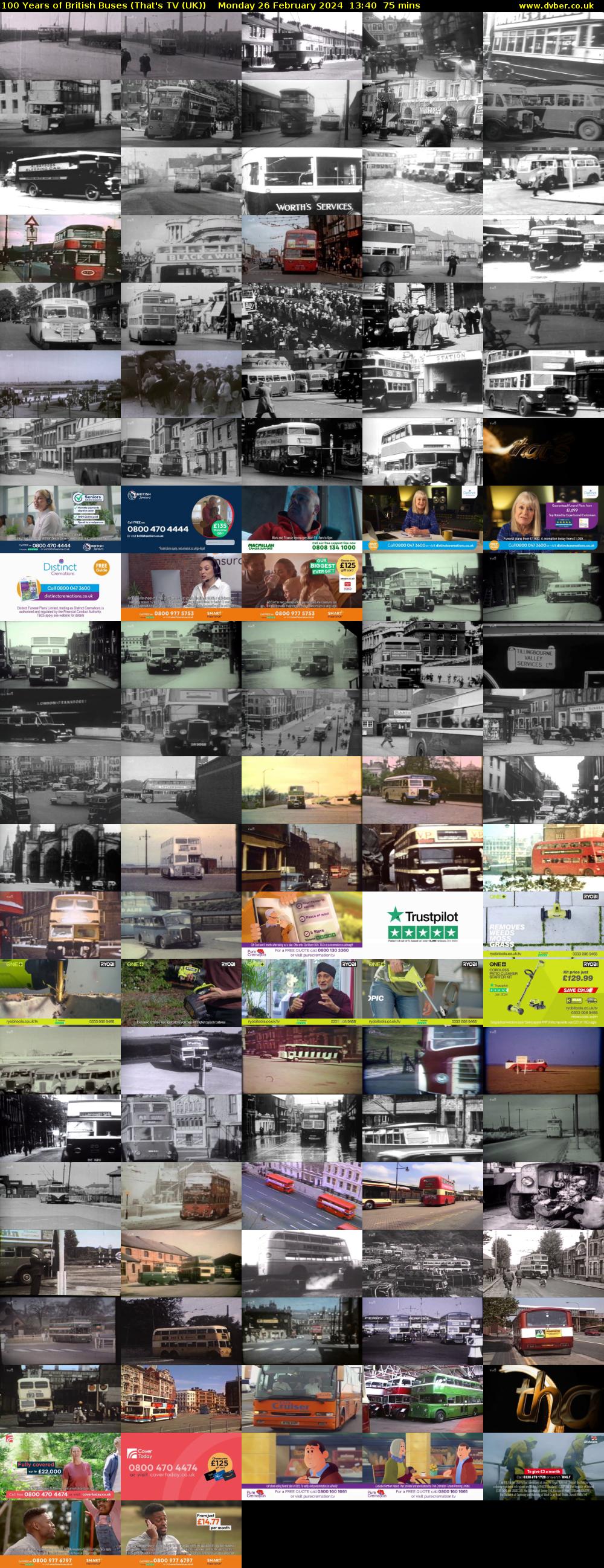 100 Years of British Buses (That's TV (UK)) Monday 26 February 2024 13:40 - 14:55