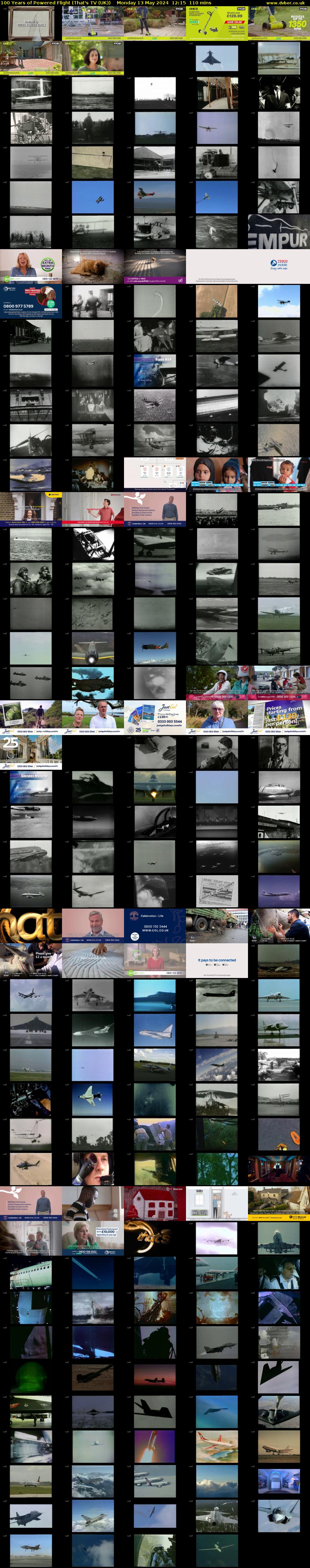 100 Years of Powered Flight (That's TV (UK)) Monday 13 May 2024 12:15 - 14:05