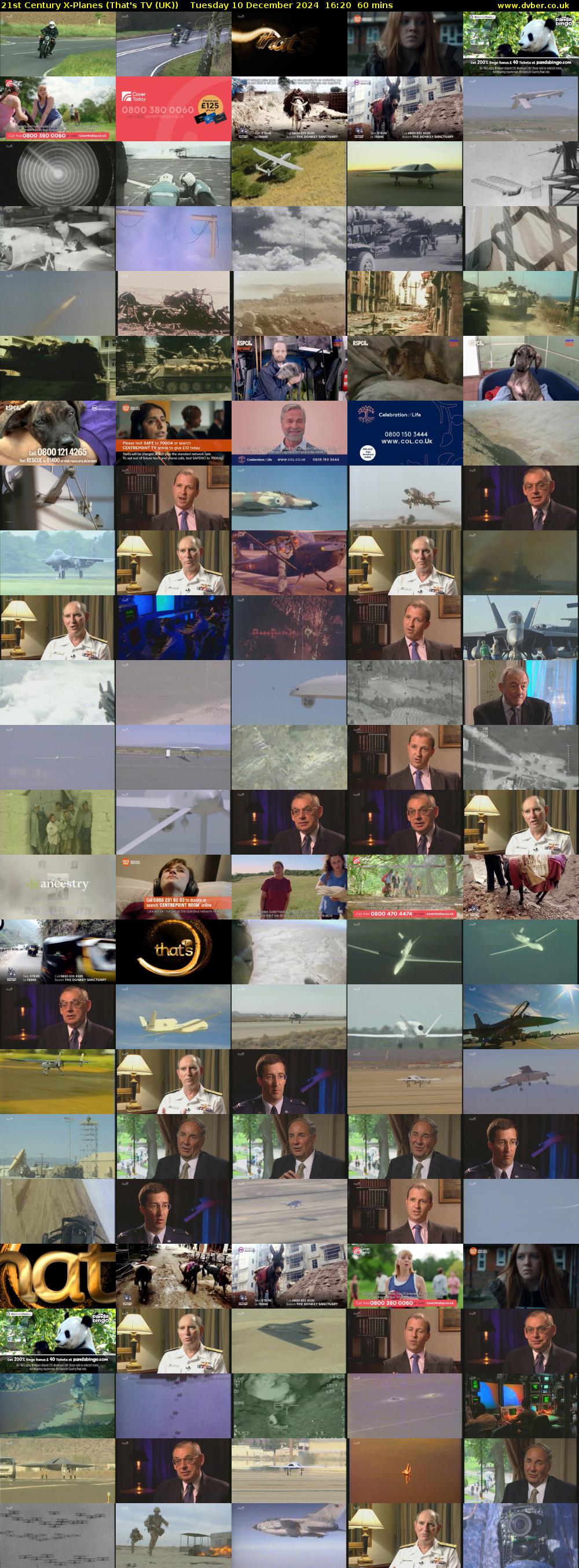 21st Century X-Planes (That's TV (UK)) Tuesday 10 December 2024 16:20 - 17:20