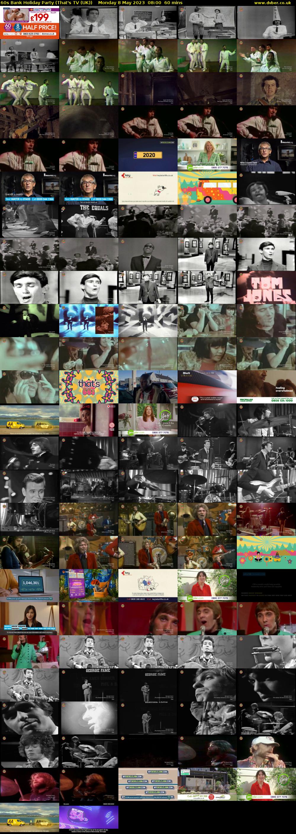 60s Bank Holiday Party (That's TV (UK)) Monday 8 May 2023 08:00 - 09:00