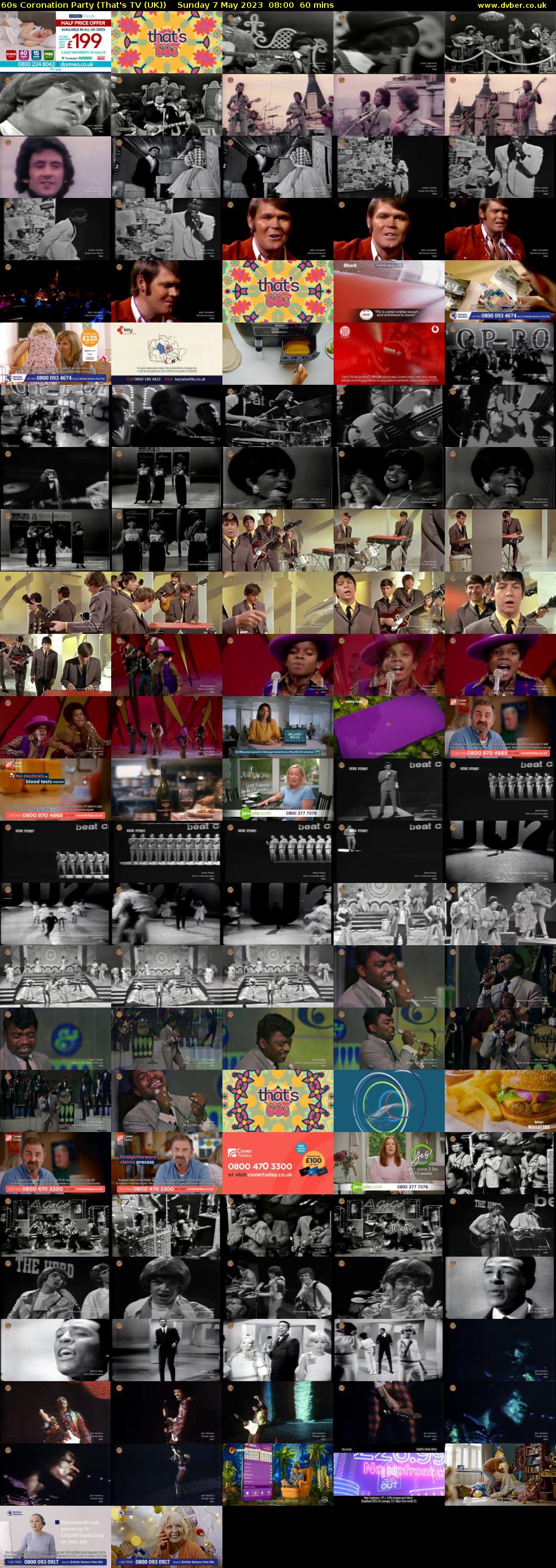 60s Coronation Party (That's TV (UK)) Sunday 7 May 2023 08:00 - 09:00