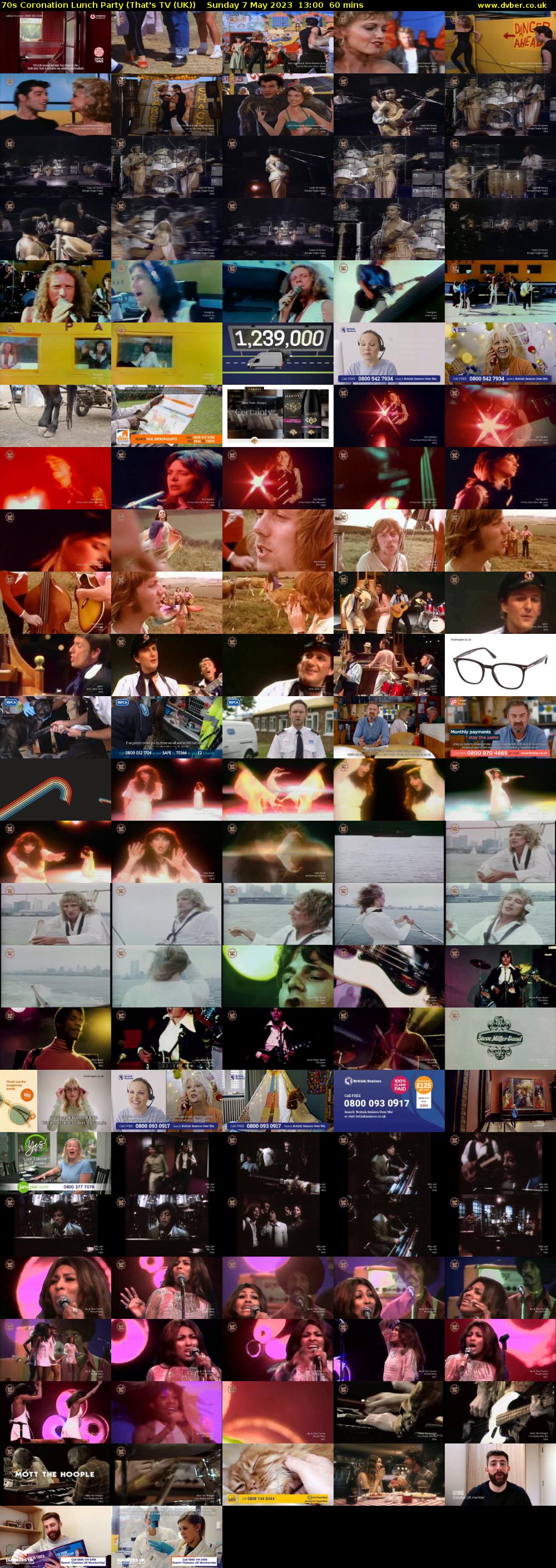 70s Coronation Lunch Party (That's TV (UK)) Sunday 7 May 2023 13:00 - 14:00
