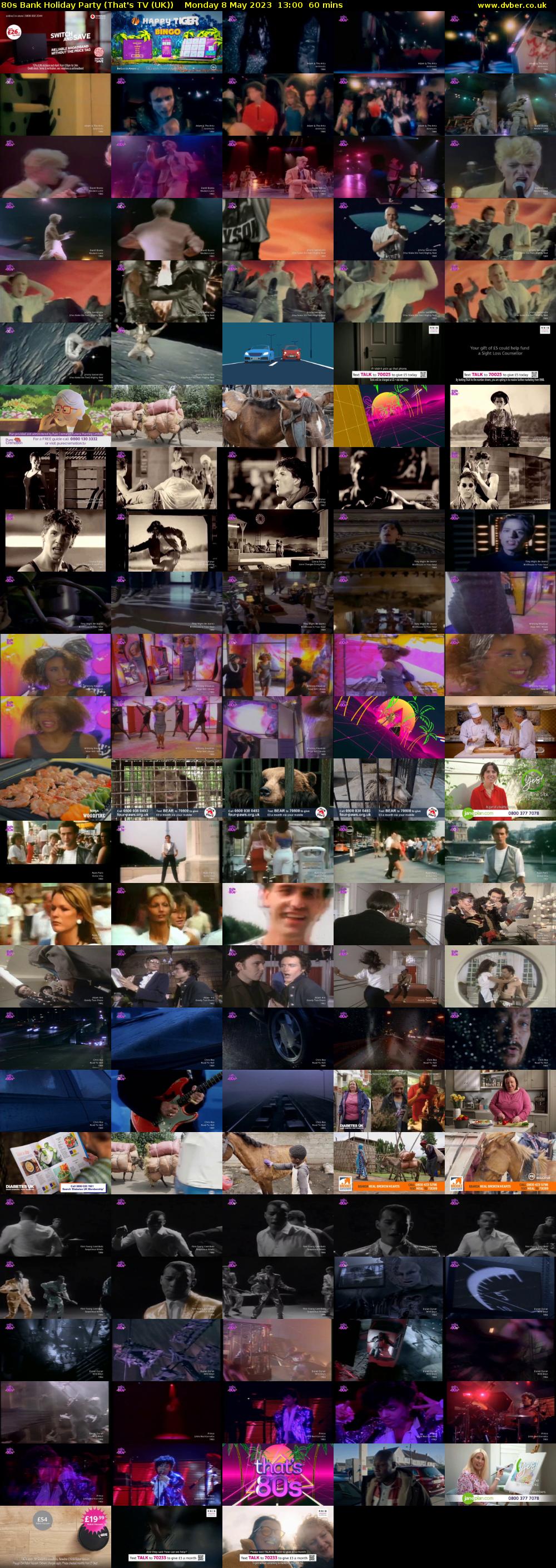 80s Bank Holiday Party (That's TV (UK)) Monday 8 May 2023 13:00 - 14:00