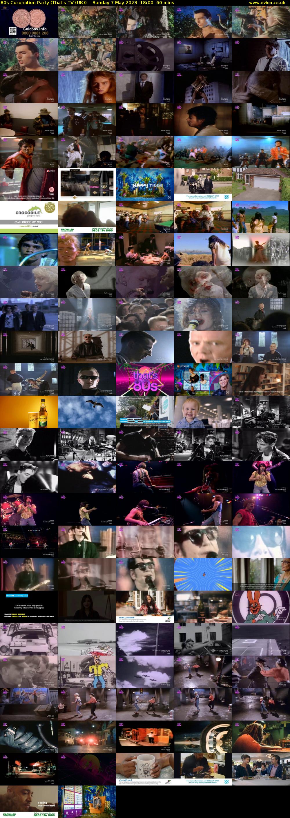 80s Coronation Party (That's TV (UK)) Sunday 7 May 2023 18:00 - 19:00