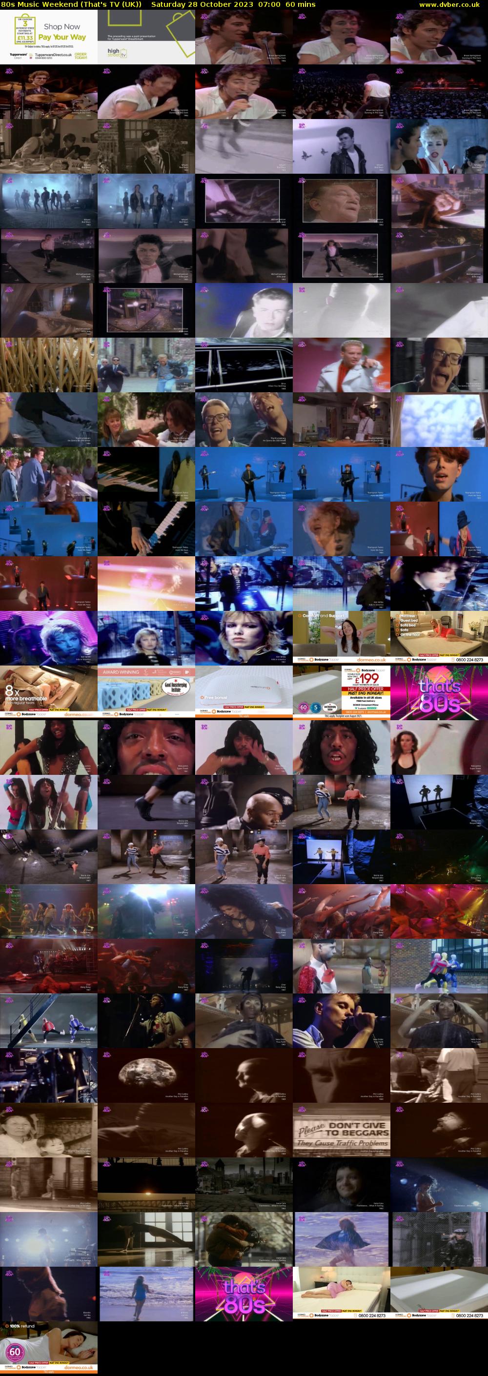 80s Music Weekend (That's TV (UK)) Saturday 28 October 2023 07:00 - 08:00