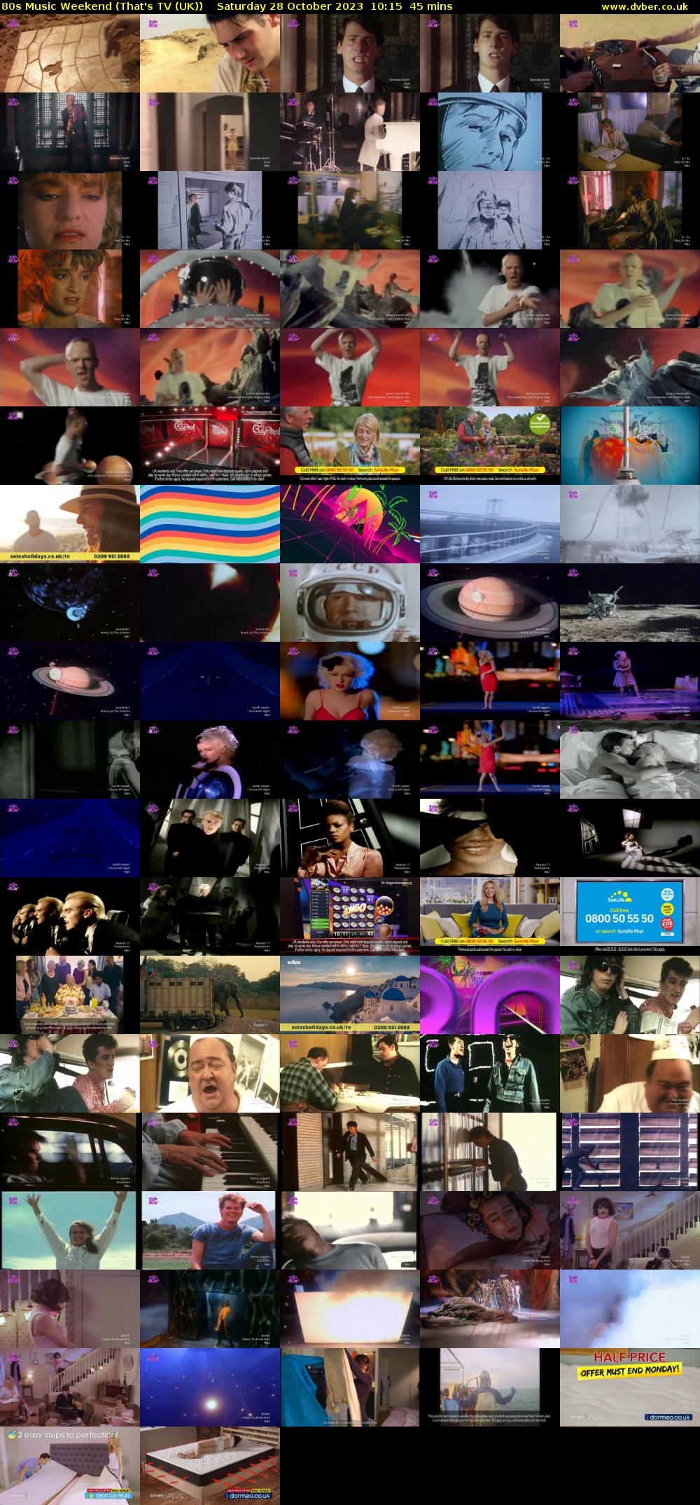 80s Music Weekend (That's TV (UK)) Saturday 28 October 2023 10:15 - 11:00