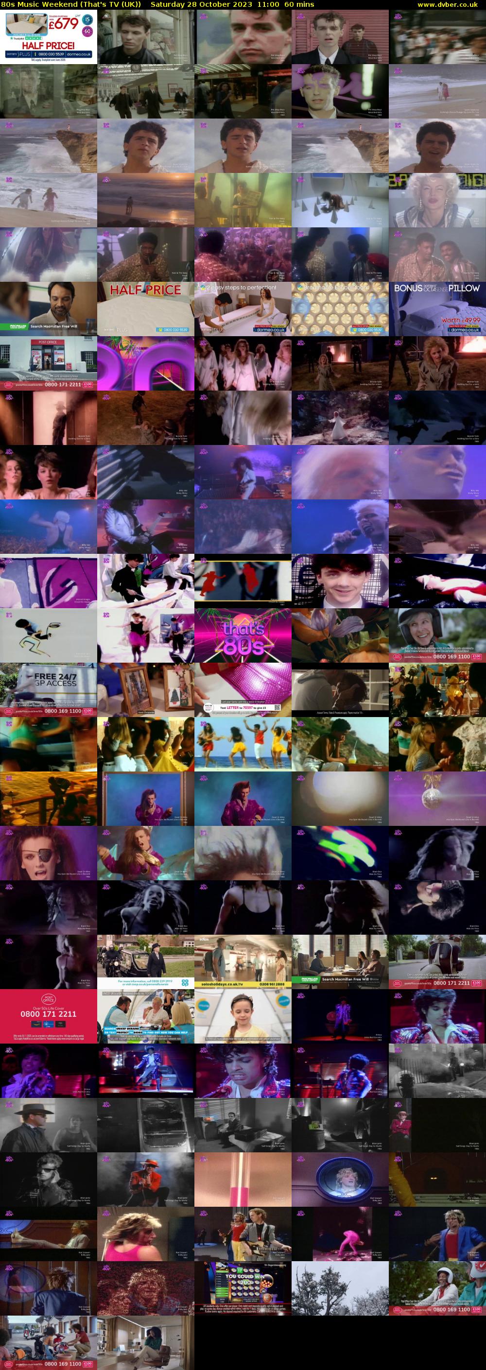 80s Music Weekend (That's TV (UK)) Saturday 28 October 2023 11:00 - 12:00