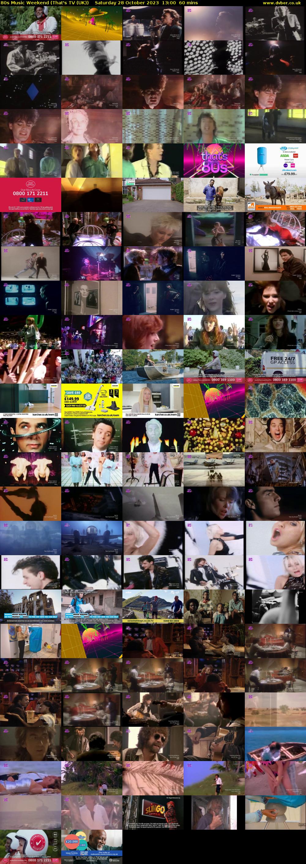 80s Music Weekend (That's TV (UK)) Saturday 28 October 2023 13:00 - 14:00