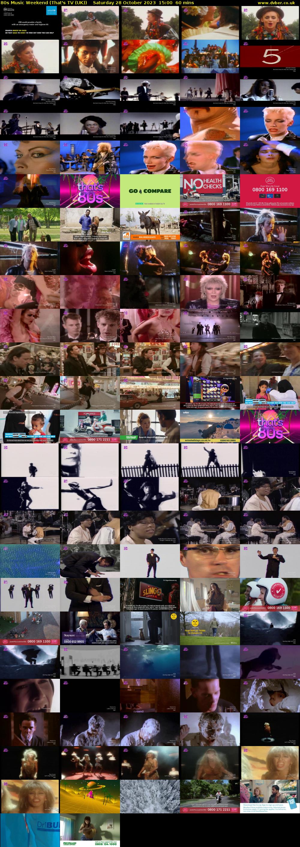 80s Music Weekend (That's TV (UK)) Saturday 28 October 2023 15:00 - 16:00