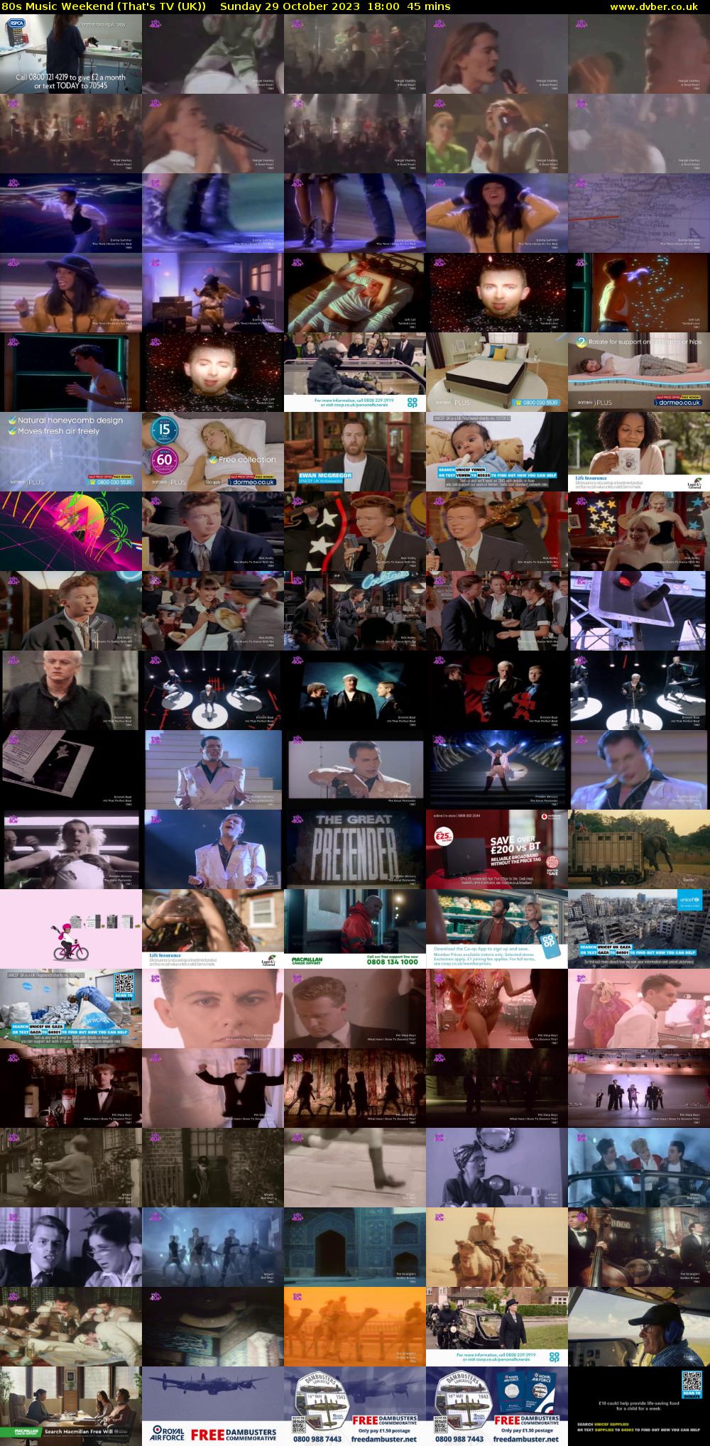 80s Music Weekend (That's TV (UK)) Sunday 29 October 2023 18:00 - 18:45