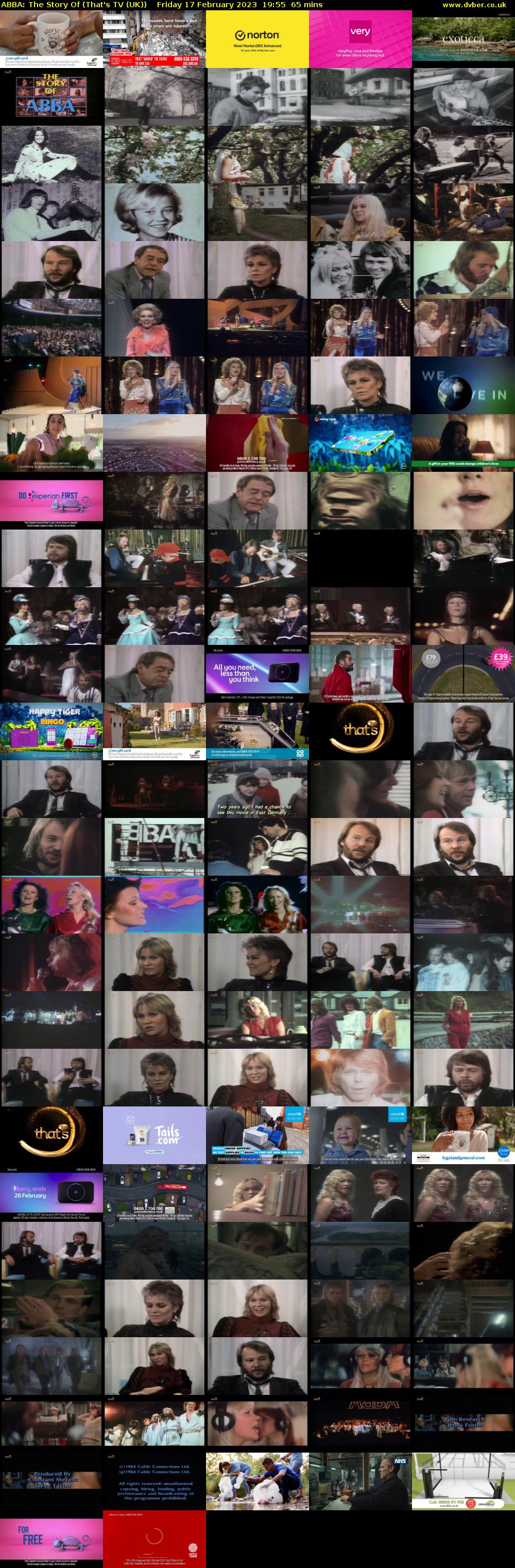 ABBA: The Story Of (That's TV (UK)) Friday 17 February 2023 19:55 - 21:00