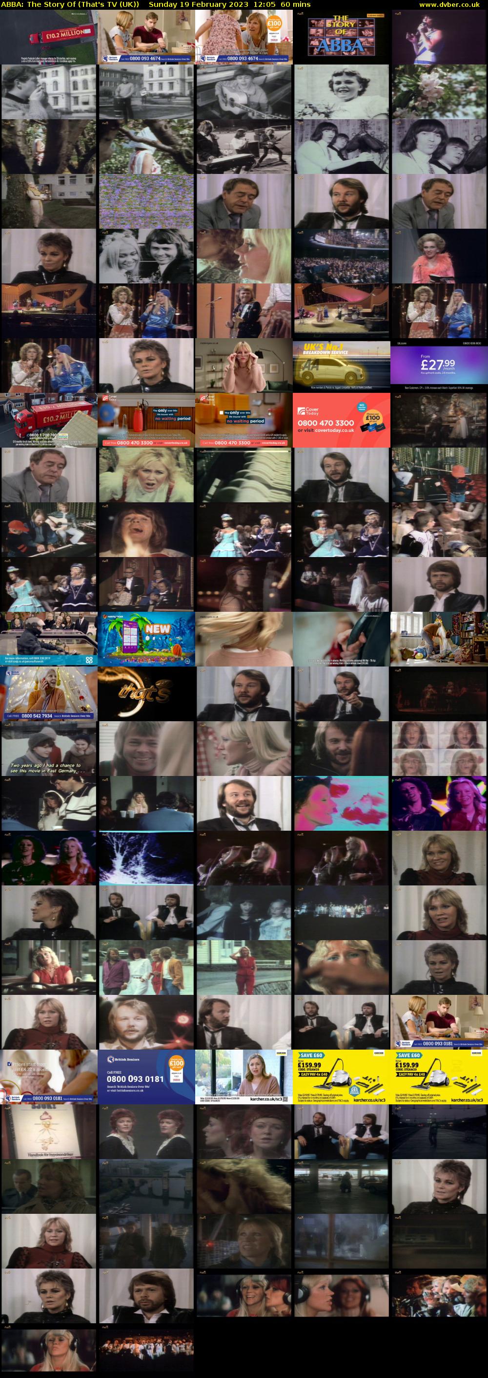 ABBA: The Story Of (That's TV (UK)) Sunday 19 February 2023 12:05 - 13:05