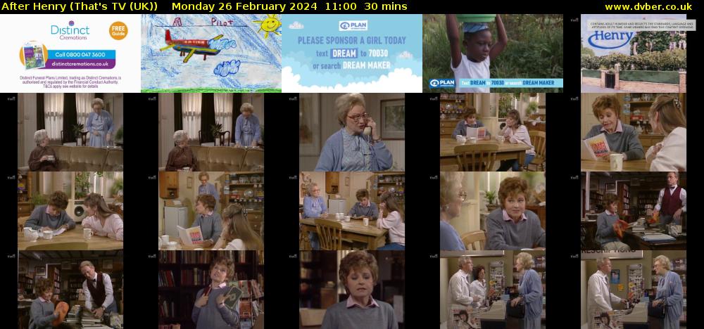 After Henry (That's TV (UK)) Monday 26 February 2024 11:00 - 11:30