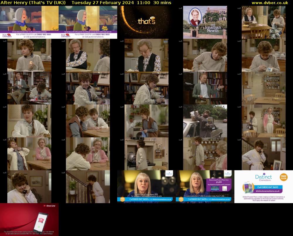 After Henry (That's TV (UK)) Tuesday 27 February 2024 11:00 - 11:30