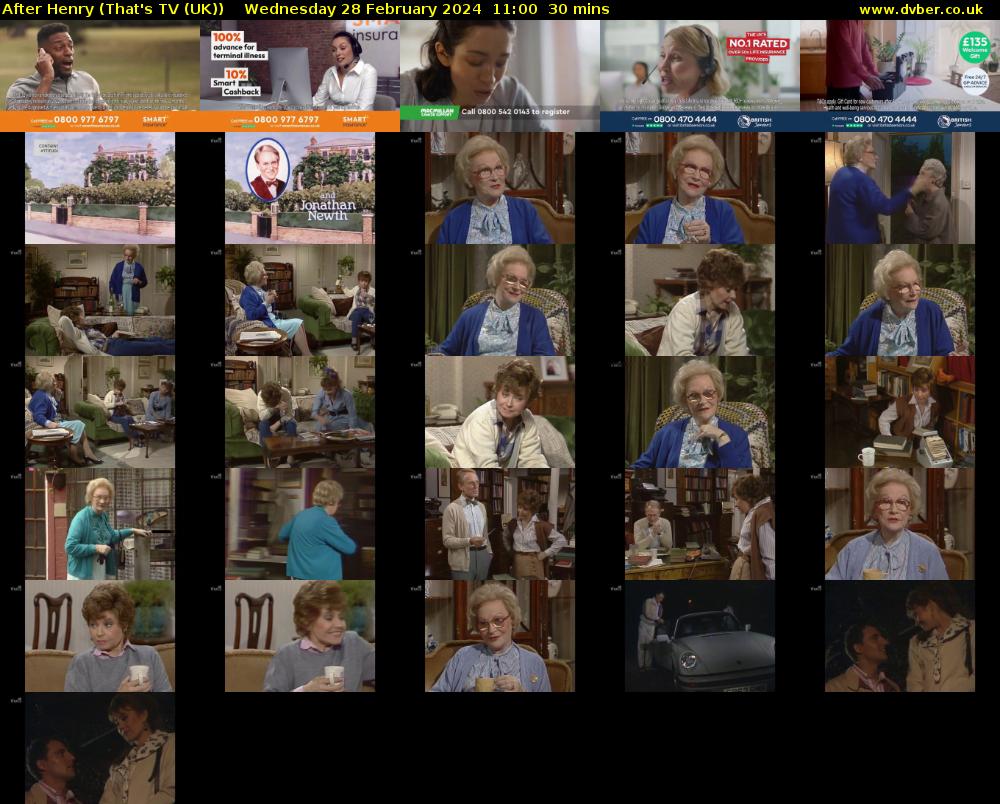 After Henry (That's TV (UK)) Wednesday 28 February 2024 11:00 - 11:30