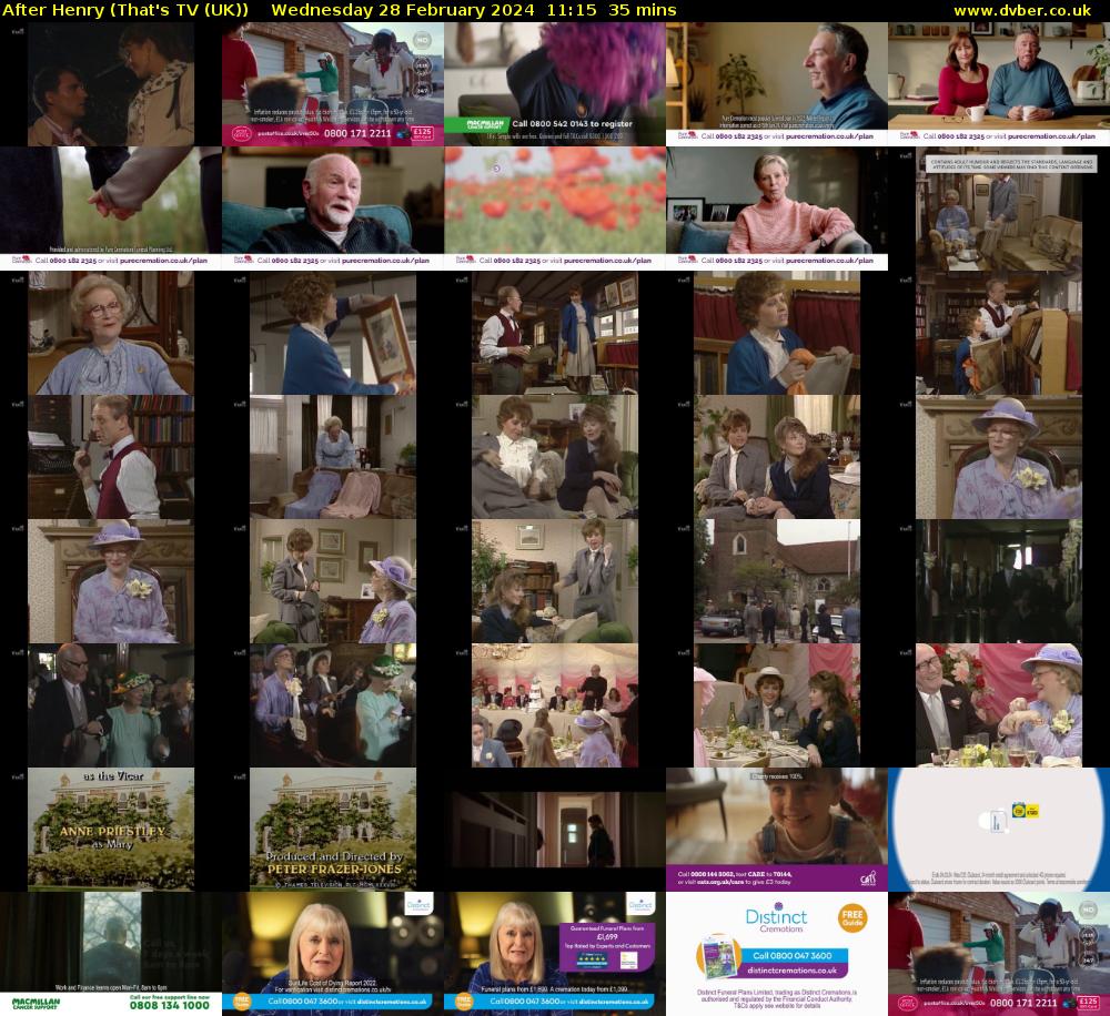 After Henry (That's TV (UK)) Wednesday 28 February 2024 11:15 - 11:50