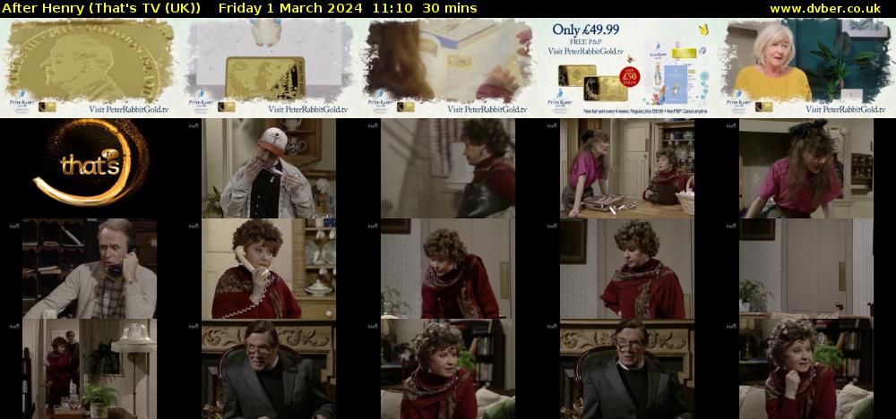 After Henry (That's TV (UK)) Friday 1 March 2024 11:10 - 11:40