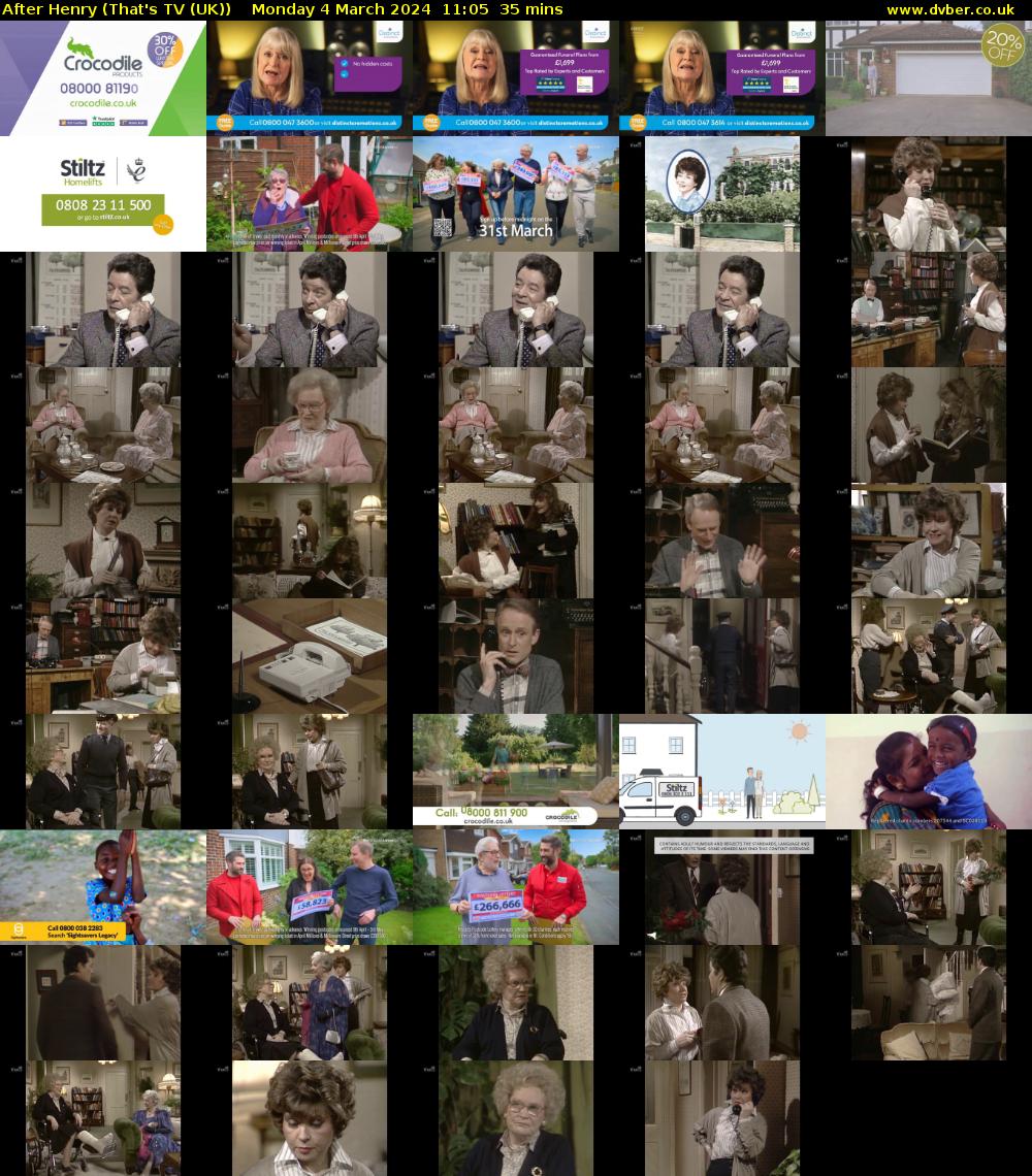 After Henry (That's TV (UK)) Monday 4 March 2024 11:05 - 11:40