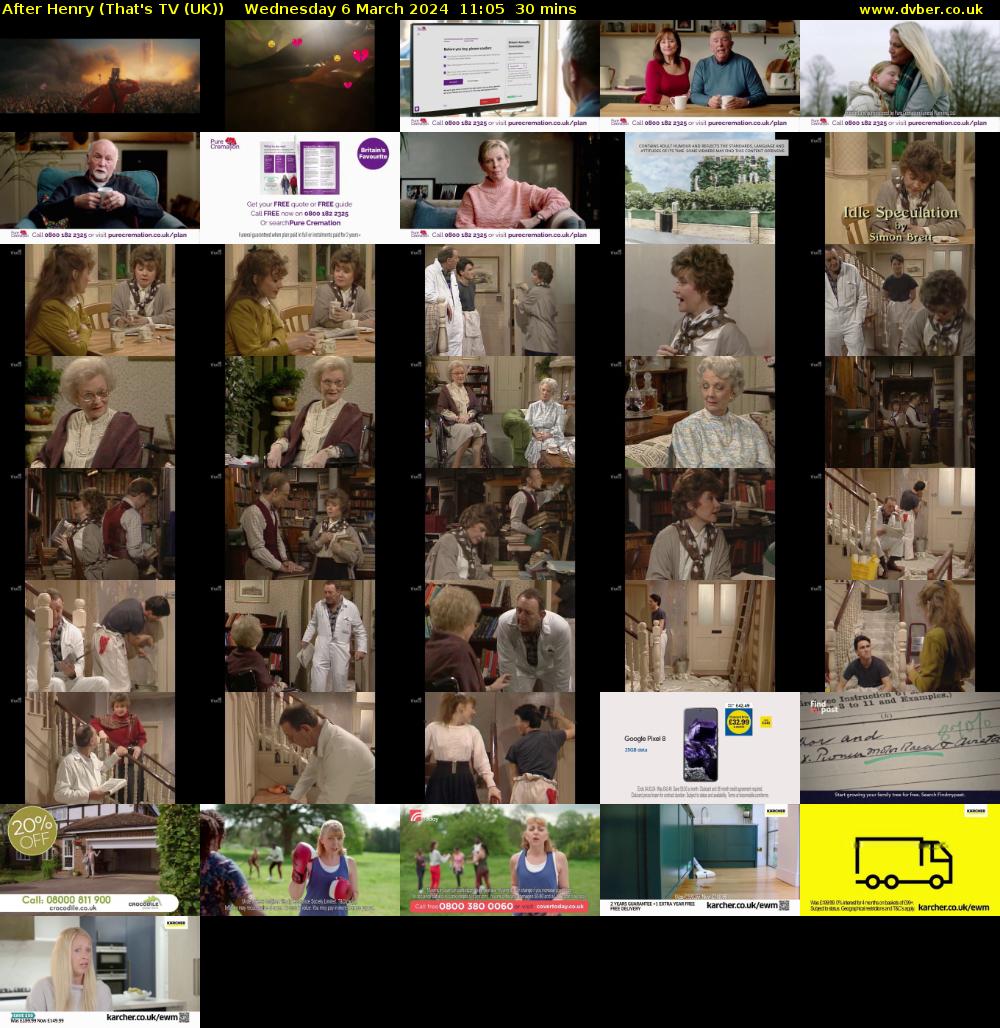 After Henry (That's TV (UK)) Wednesday 6 March 2024 11:05 - 11:35