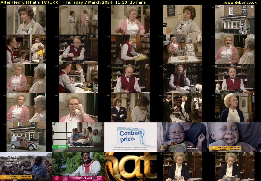 After Henry (That's TV (UK)) Thursday 7 March 2024 11:10 - 11:35