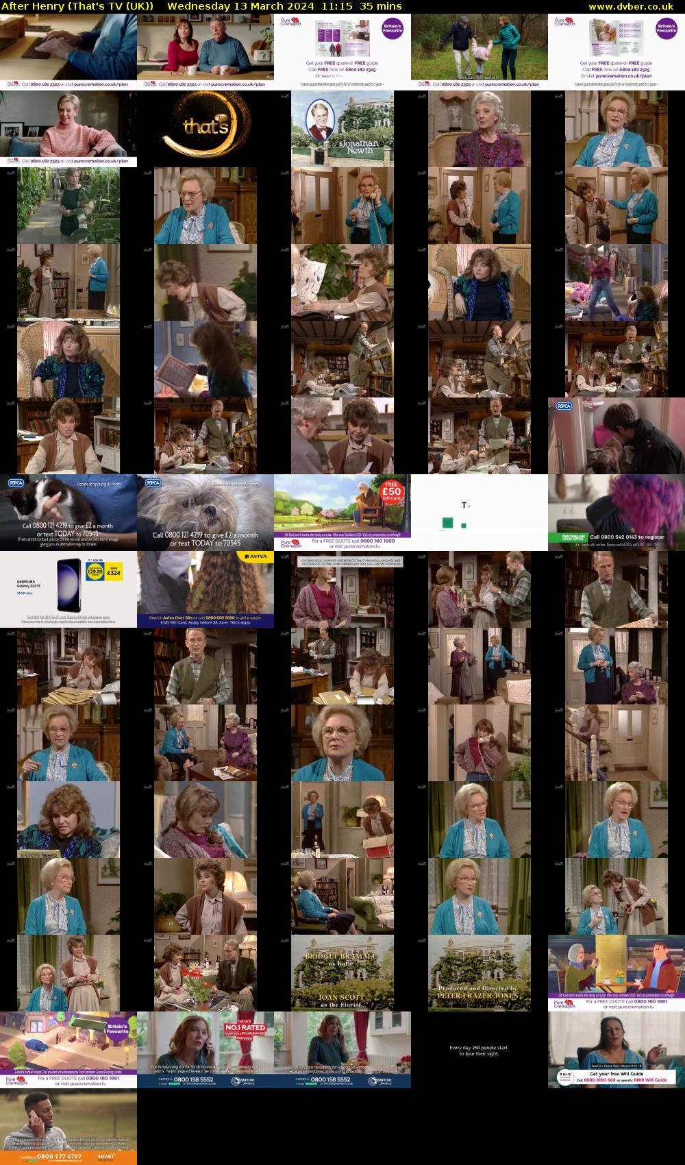 After Henry (That's TV (UK)) Wednesday 13 March 2024 11:15 - 11:50