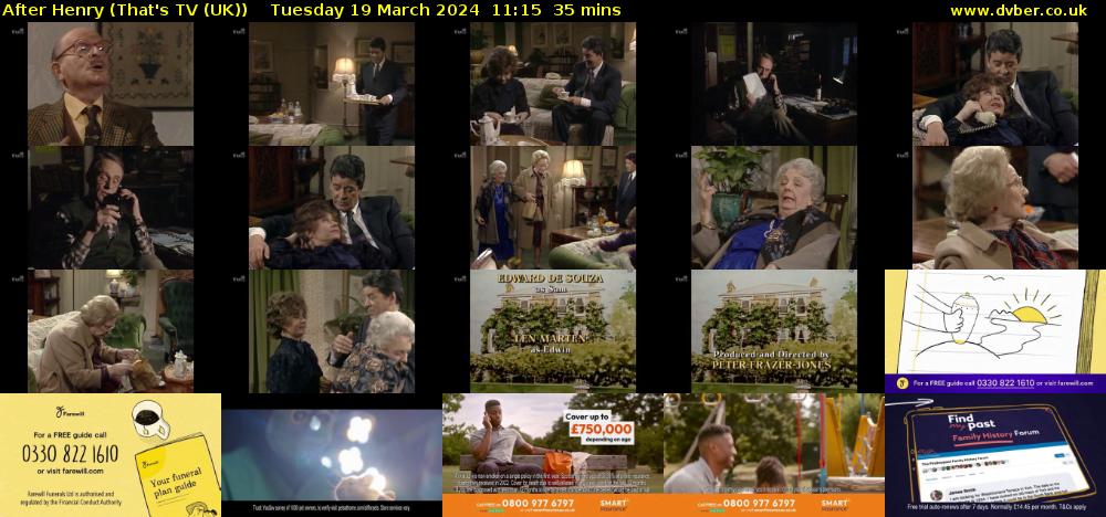After Henry (That's TV (UK)) Tuesday 19 March 2024 11:15 - 11:50