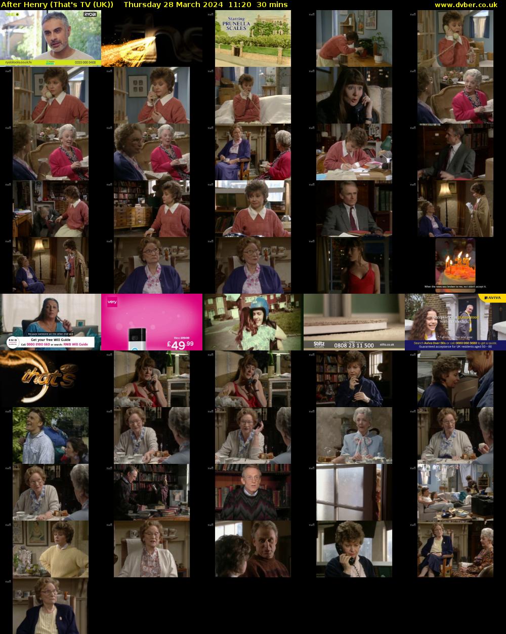 After Henry (That's TV (UK)) Thursday 28 March 2024 11:20 - 11:50