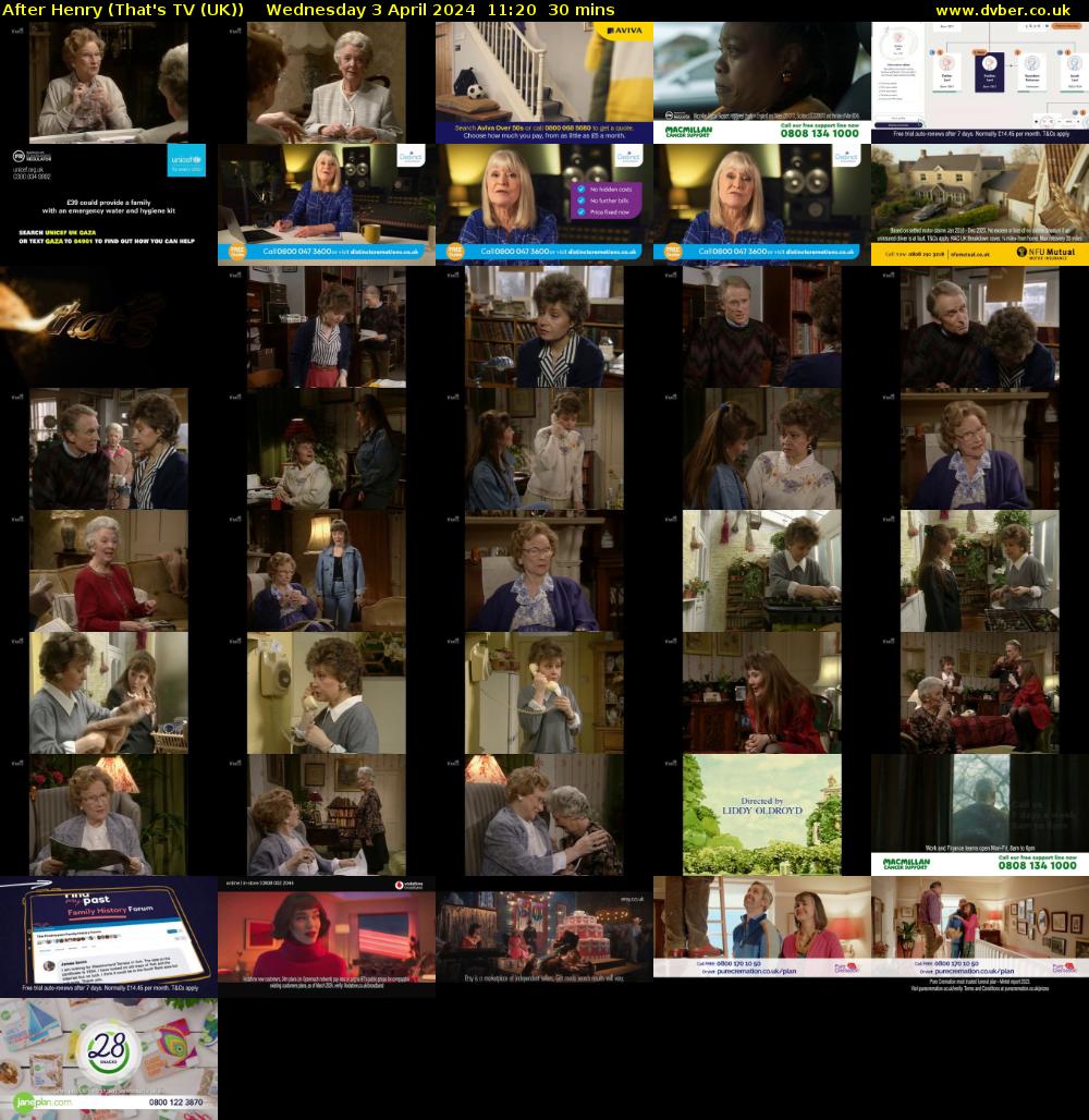 After Henry (That's TV (UK)) Wednesday 3 April 2024 11:20 - 11:50