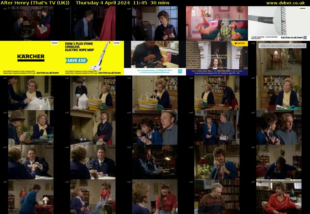After Henry (That's TV (UK)) Thursday 4 April 2024 11:45 - 12:15