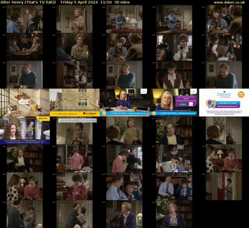 After Henry (That's TV (UK)) Friday 5 April 2024 11:50 - 12:20