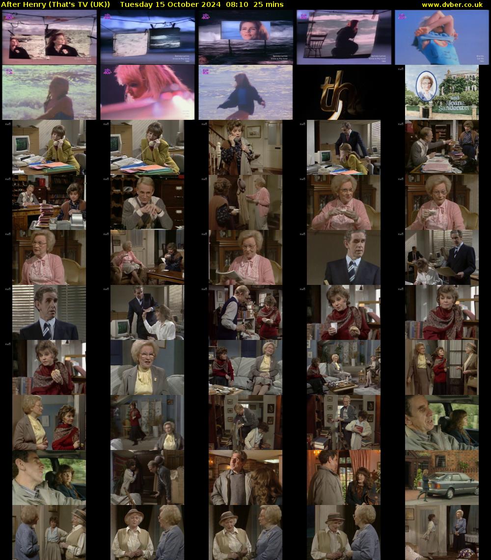 After Henry (That's TV (UK)) Tuesday 15 October 2024 08:10 - 08:35