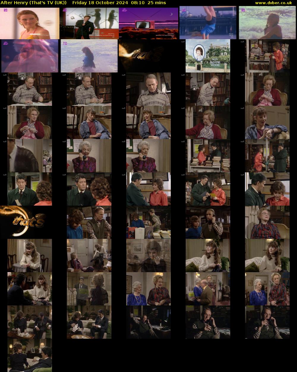 After Henry (That's TV (UK)) Friday 18 October 2024 08:10 - 08:35