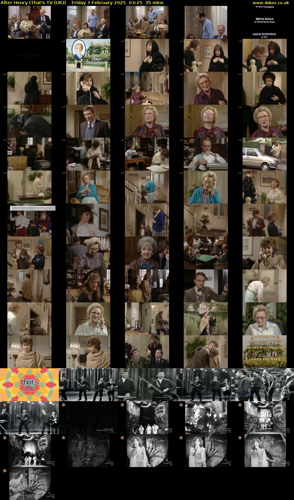 After Henry (That's TV (UK)) Friday 7 February 2025 03:25 - 04:00