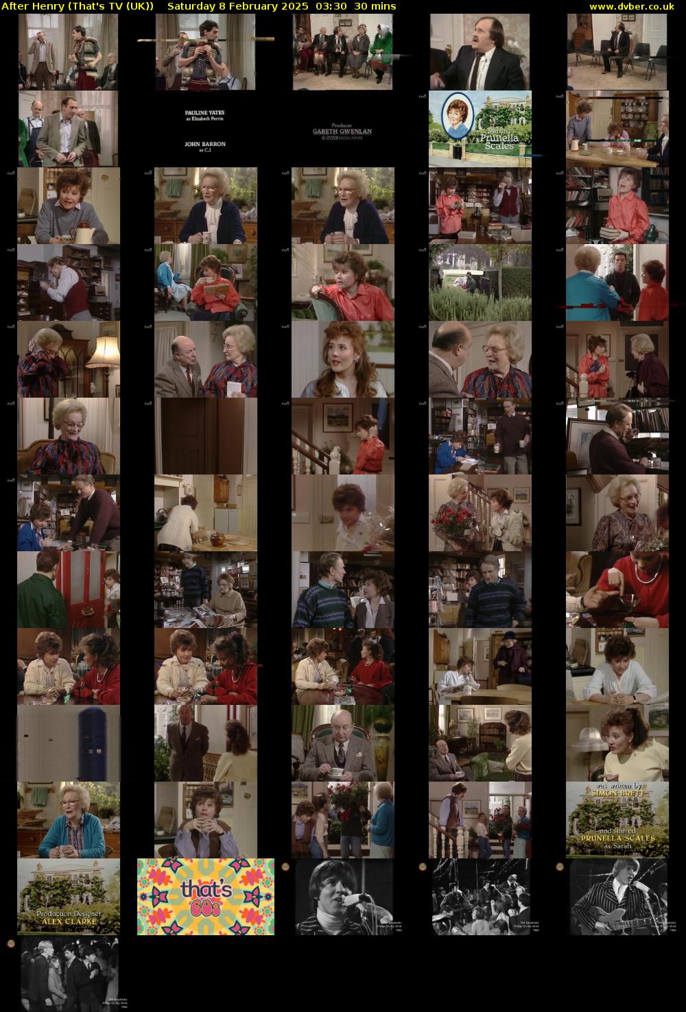 After Henry (That's TV (UK)) Saturday 8 February 2025 03:30 - 04:00