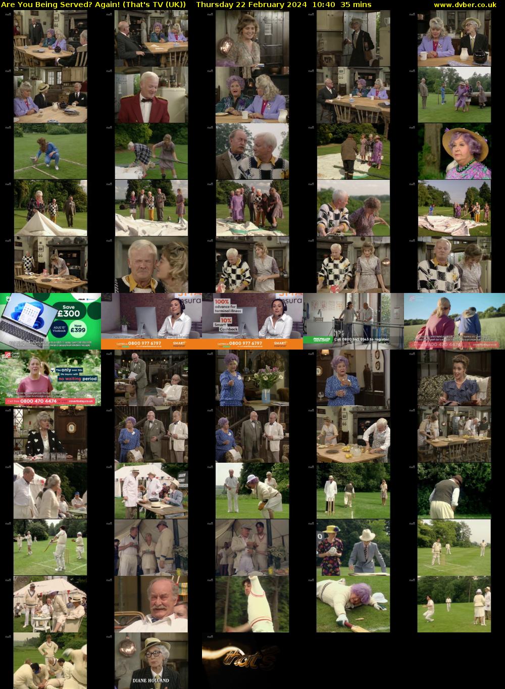 Are You Being Served? Again! (That's TV (UK)) Thursday 22 February 2024 10:40 - 11:15