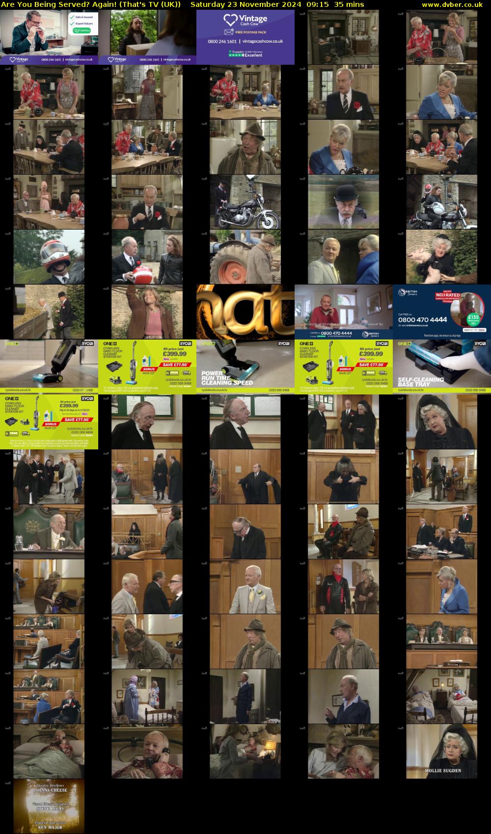Are You Being Served? Again! (That's TV (UK)) Saturday 23 November 2024 09:15 - 09:50