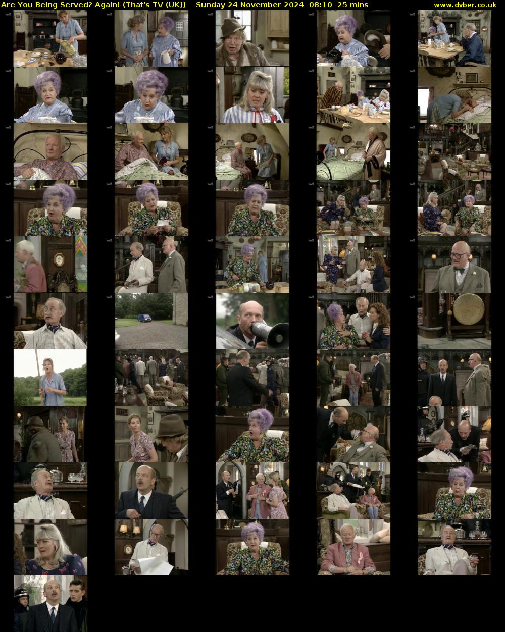 Are You Being Served? Again! (That's TV (UK)) Sunday 24 November 2024 08:10 - 08:35