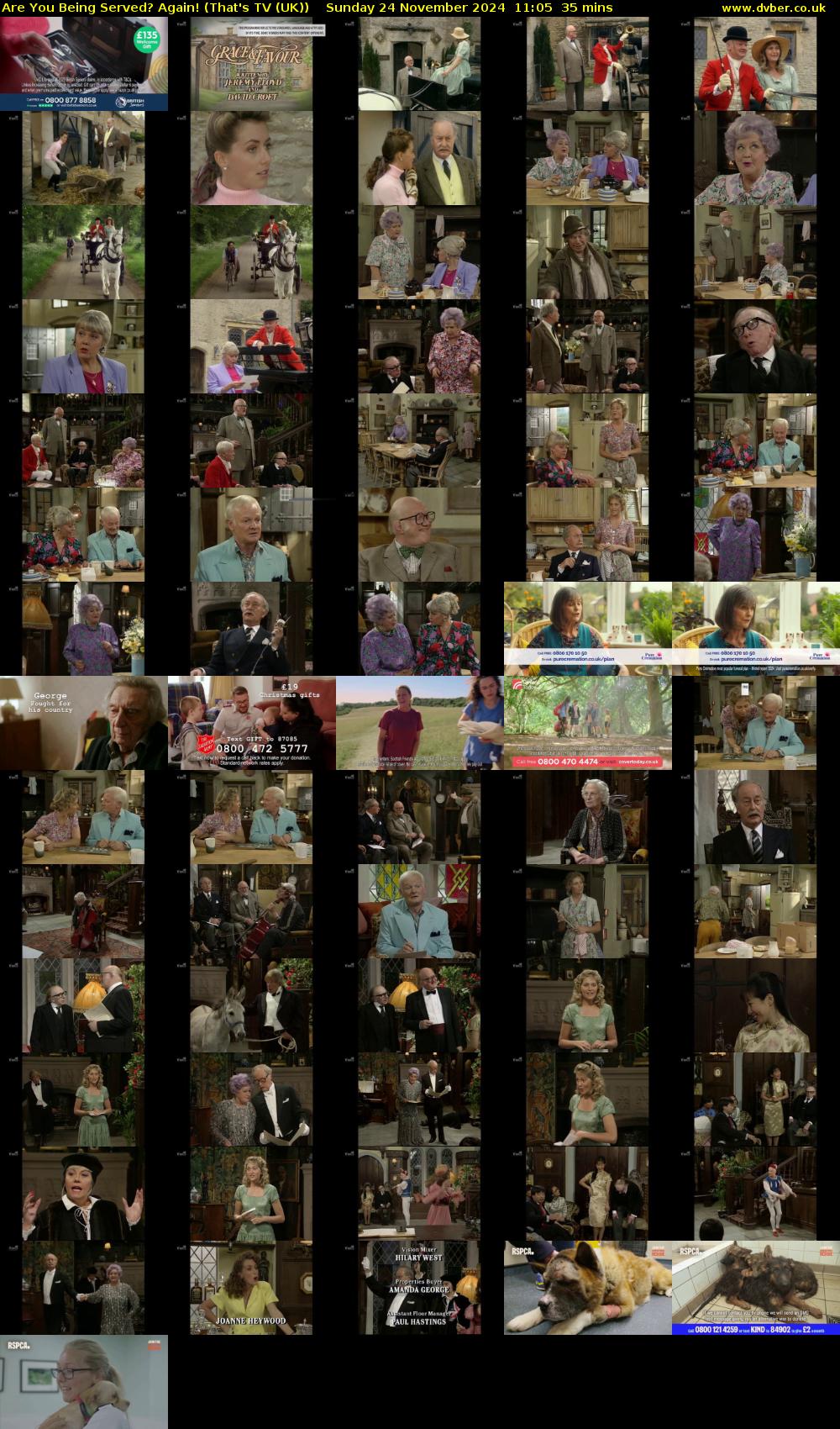 Are You Being Served? Again! (That's TV (UK)) Sunday 24 November 2024 11:05 - 11:40