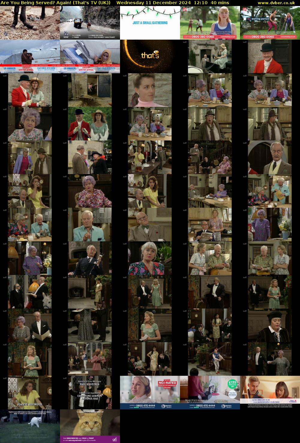 Are You Being Served? Again! (That's TV (UK)) Wednesday 11 December 2024 12:10 - 12:50