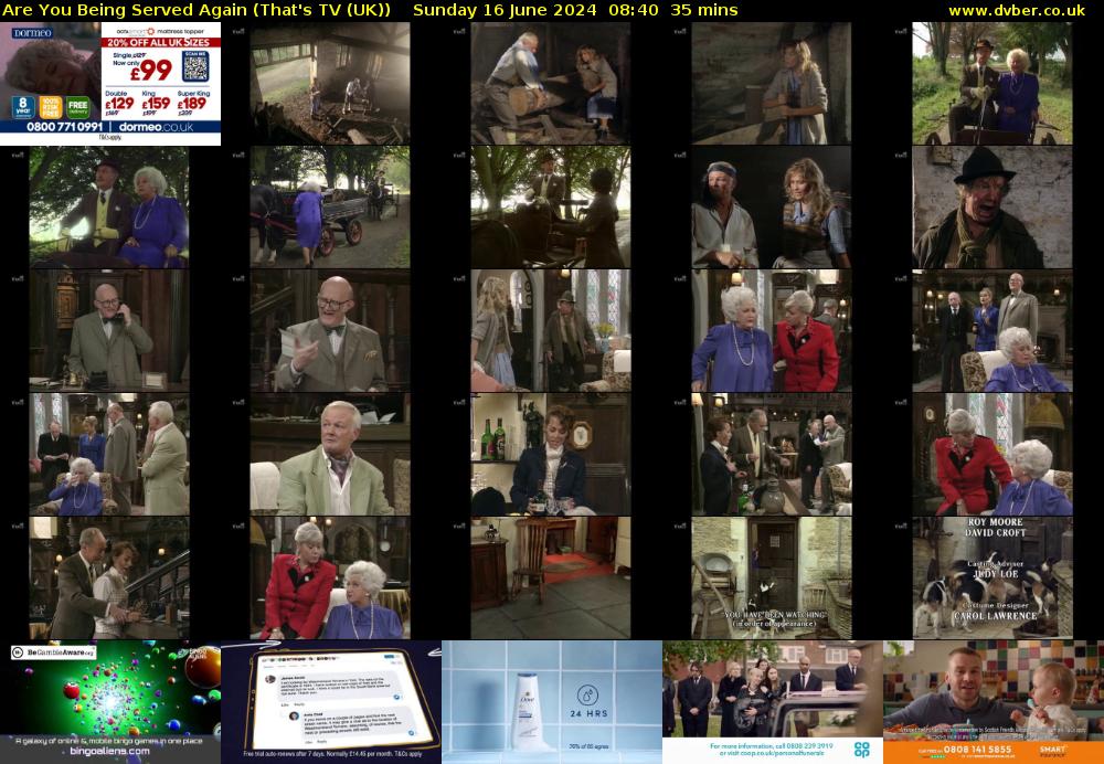 Are You Being Served Again (That's TV (UK)) Sunday 16 June 2024 08:40 - 09:15