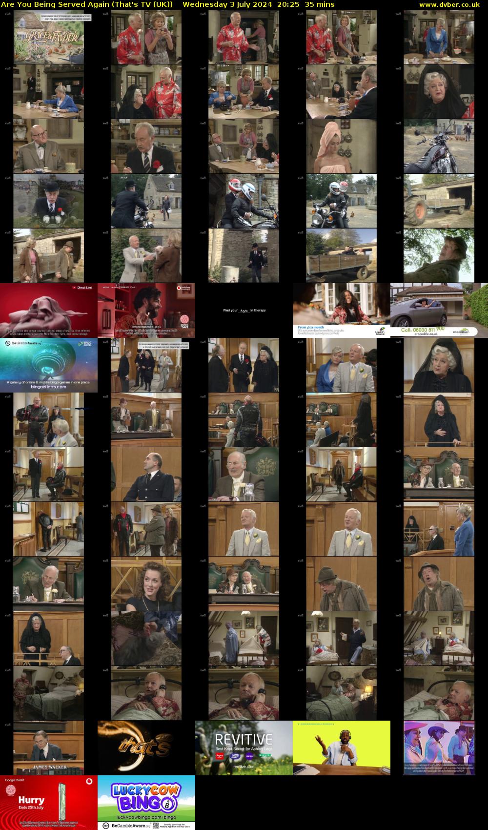 Are You Being Served Again (That's TV (UK)) Wednesday 3 July 2024 20:25 - 21:00