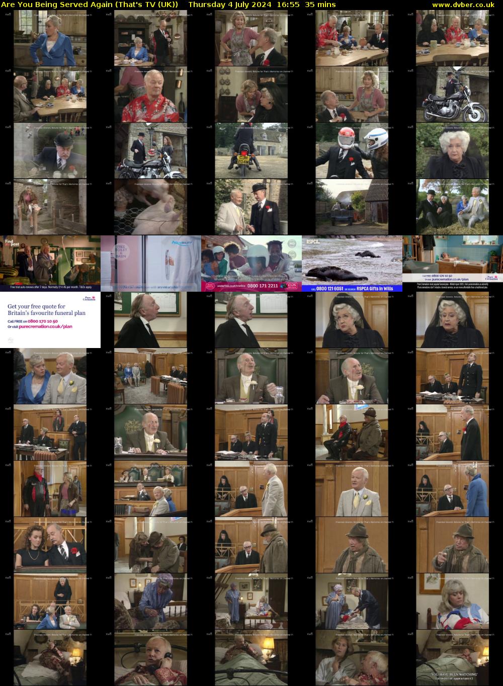 Are You Being Served Again (That's TV (UK)) Thursday 4 July 2024 16:55 - 17:30