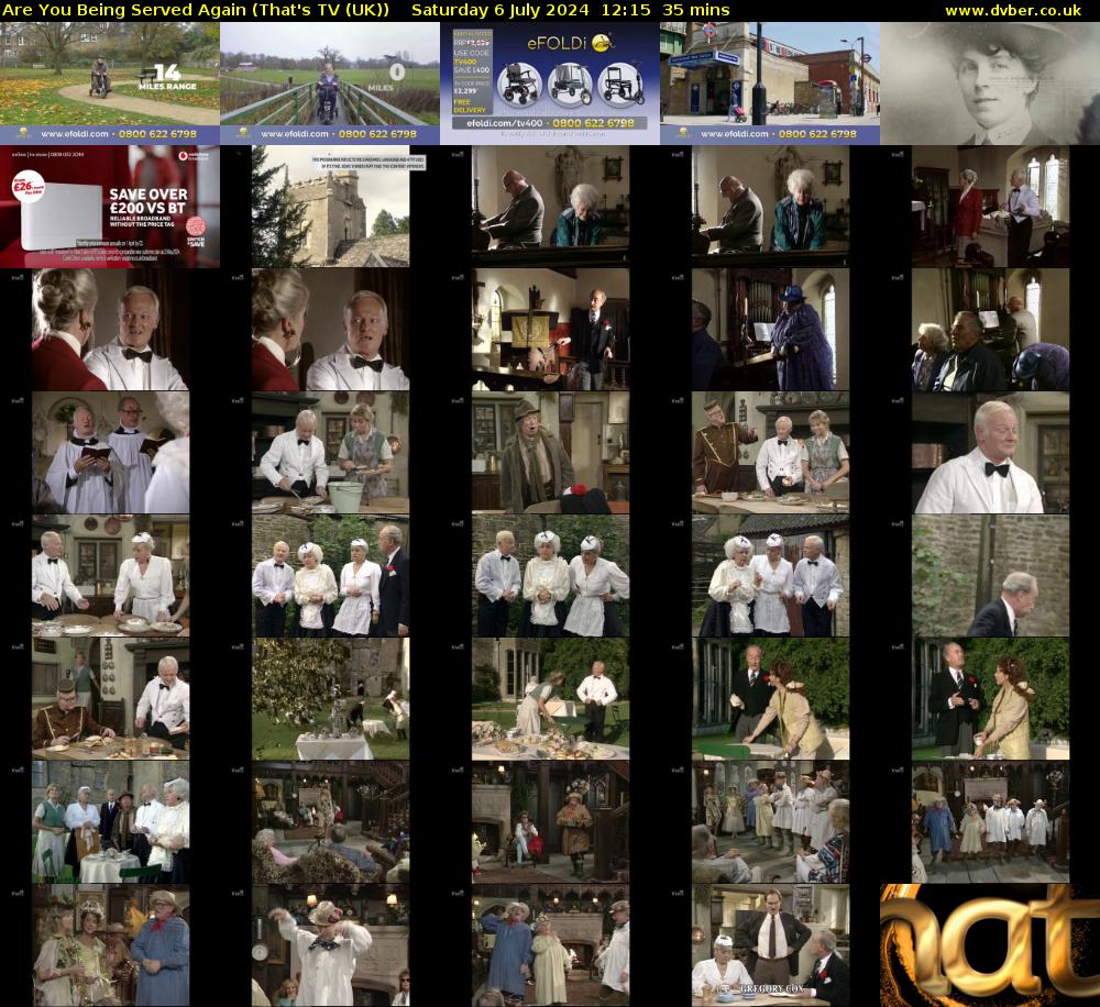 Are You Being Served Again (That's TV (UK)) Saturday 6 July 2024 12:15 - 12:50
