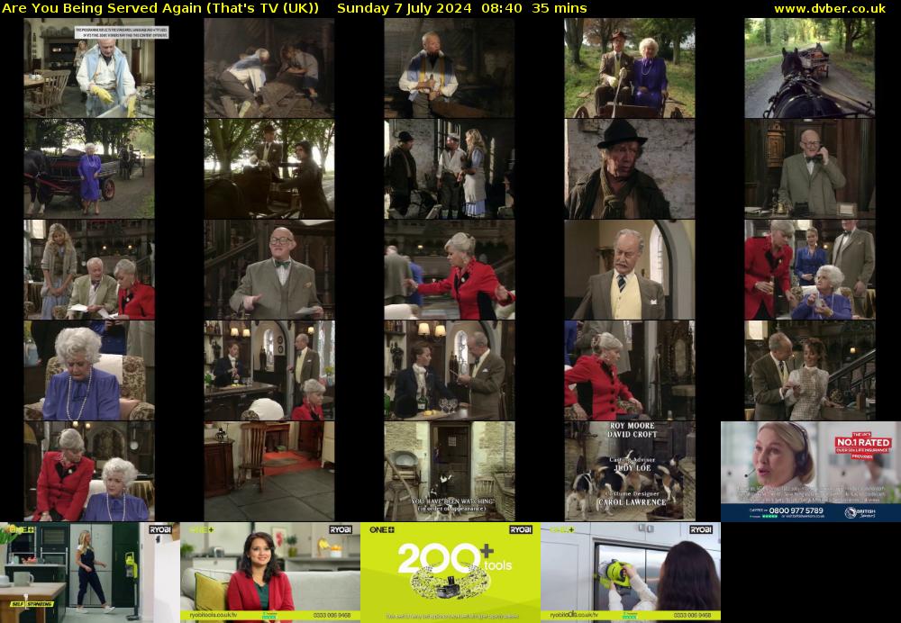 Are You Being Served Again (That's TV (UK)) Sunday 7 July 2024 08:40 - 09:15
