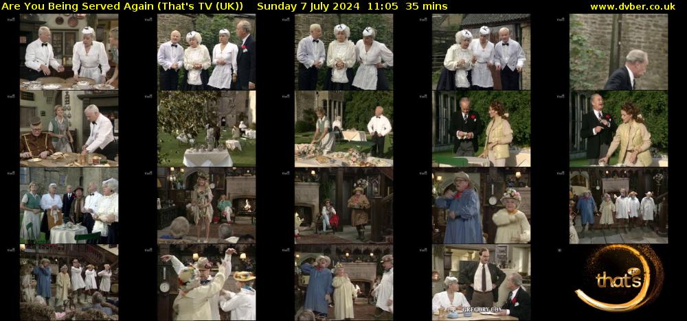 Are You Being Served Again (That's TV (UK)) Sunday 7 July 2024 11:05 - 11:40